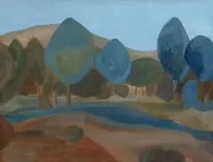 Robert Piesen, Rejvíz near Jeseníky, 1955, oil on canvas