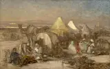 Jaroslav Čermák, Bedouins, 1875–1878, oil on canvas