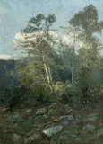 Roman Havelka, Edge of forest, 1902, oil on canvas