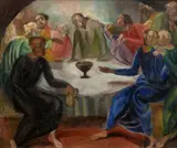 Grigorij Musatov, The Last Supper, 1923, oil on canvas