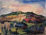 Otakar Nejedlý, Landscape with Cottages