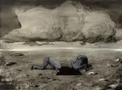 Ondřej Basjuk, Hole and C.O., 2019, acrylic on canvas