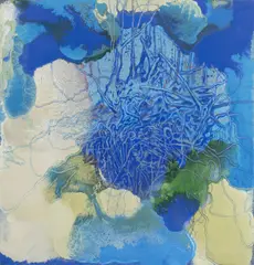 Jan Pištěk, Roots, 2014–2018, mixed technique (acrylic, oil) on canvas