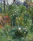Bedřich Dlouhý, In the orchard, 1956, oil on canvas
