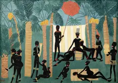 Toyen, Black Paradise, 1925, oil on canvas