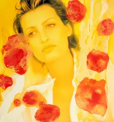 Jan Pištěk, Youth, 2018–2019, mixed media (acrilyc, digital airbrush) on canvas