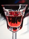 Zdeňka Reinerová, Glass of Pure Wine, 2019, oil on canvas