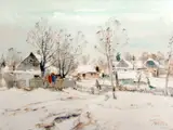 Oldřich Blažíček, Early Spring in the Village