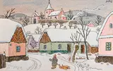 Josef Lada, Village in the Winter