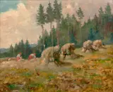 Oldřich Blažíček, Haymaking