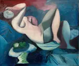 Jan Bauch, Girl Lying Down