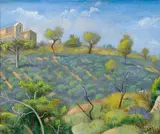 Otakar Kubín, Lavender Field in Simiane