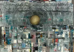 Abstraction by Jaroslav Paur, 1964, oil on canvas, sold Nov 2020
