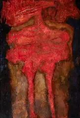 Jan Koblasa, Emotional Life III, 1965, mixed technique (oil and nitro laquer) on hardboard