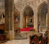 Oldřich Blažíček, Interior of St. Vitus Cathedral