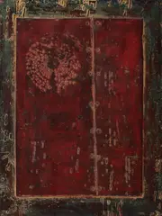 Pavla Mautnerová, Untitled, 1962, mixed technique (oil, asphalt) on canvas