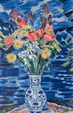 Bouquet in a Jug by Václav Špála, 1938, oil on canvas, sold Nov 2020