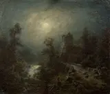 August Piepenhagen, Castle Ruins at Full Moon