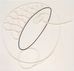 Karel Malich, Wall Sculpture 43, 2011, object (steel, aluminium, powdered color)
