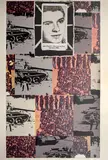 Joe Tilson, Jan Palach: Suicide by Fire, January 1969, 1970, mixed media (serigraphy, collage)