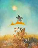 Ota Janeček, Morning Song, 1977, oil on canvas