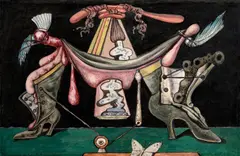 František Janoušek, Monolog of a Drunk Woman, 1937, tempera on canvas