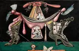 František Janoušek, Monolog of a Drunk Woman, 1937, tempera on canvas