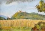 Otakar Kubín, Landscape with Boskovice Castle