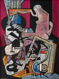 Jan Smetana, Interior, 1993, oil on canvas
