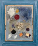 Jaroslav Hořánek, Target 23, 1963, mixed media (oil, email) on wooden board