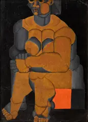 Miloslav Chlupáč, Nude, 1942, oil on cardboard