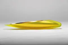 Rudolf Burda, SUN SHIP, 2020, object (hand blown uranium glass, gold leaf)