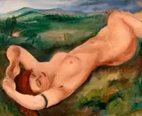 Georges Kars, Nude in a Landscape