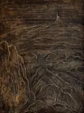 Alén Diviš, The Wedding Shirt, 1948 - 1949, mixed media (oil, tempera, wax) on canvas