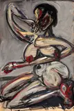 Jiří Načeradský, Passionate, 1987, oil on masonite