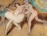 Alexandr Vladimír Hrska, Folies Bergère, 1914, oil on canvas