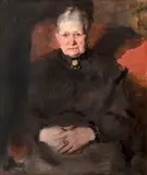 Rudolf Kremlička, Portrait of Mrs Michalová, 1916, oil on canvas