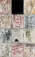 Jan Kotik, Composition, 1962, oil on canvas