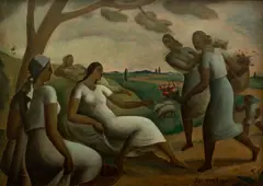 Jaroslav Král, Recovery, 1941, oil on cardboard