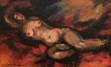 Jan Bauch, Lying Nude