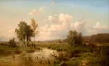 Adolf Chwala, Flatland, 1875 - 1885, oil on canvas
