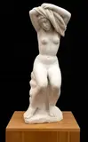Břetislav Benda, Morning / Getting Undressed, 1943, white Carrara marble