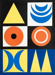 Auguste Herbin, Sea I, 1945, oil on canvas
