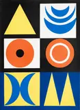 Auguste Herbin, Sea I, 1945, oil on canvas