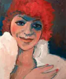 Georges Kars, Young Woman With Read Hair