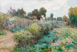 Vaclav Radimsky, French Village with a Church