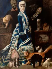 Josef Liesler, Baudelaire's Mistress, 1943, oil on canvas