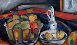 Vincenc Beneš, Still Life With Bowl and Fruit