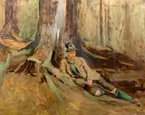 Julius Mařák, Gamekeeper in the Forest