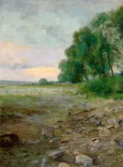 Josef Holub, Autumn Morning, 1890, oil on canvas